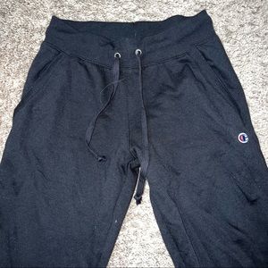 Champion Slim Sweatpant Joggers with Champion Print on Leg